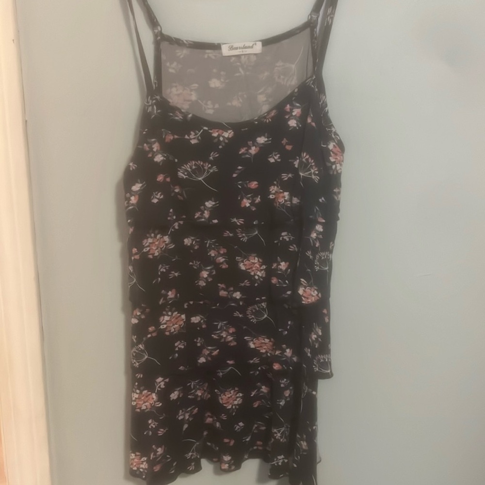 Floral breastfeeding tank top